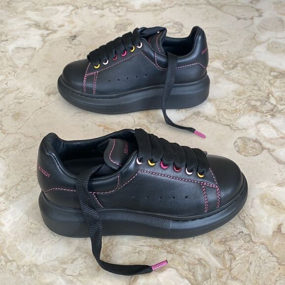 NEW! ALEXANDER McQUEEN Kids Oversized Leather Sneakers US10.5 EU28.5 UK9.5 - Picture 7 of 16